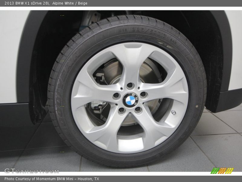 Alpine White / Beige 2013 BMW X1 sDrive 28i