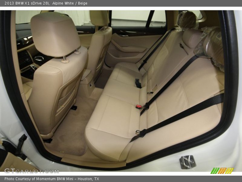 Alpine White / Beige 2013 BMW X1 sDrive 28i