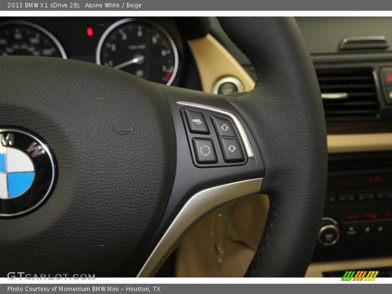 Alpine White / Beige 2013 BMW X1 sDrive 28i