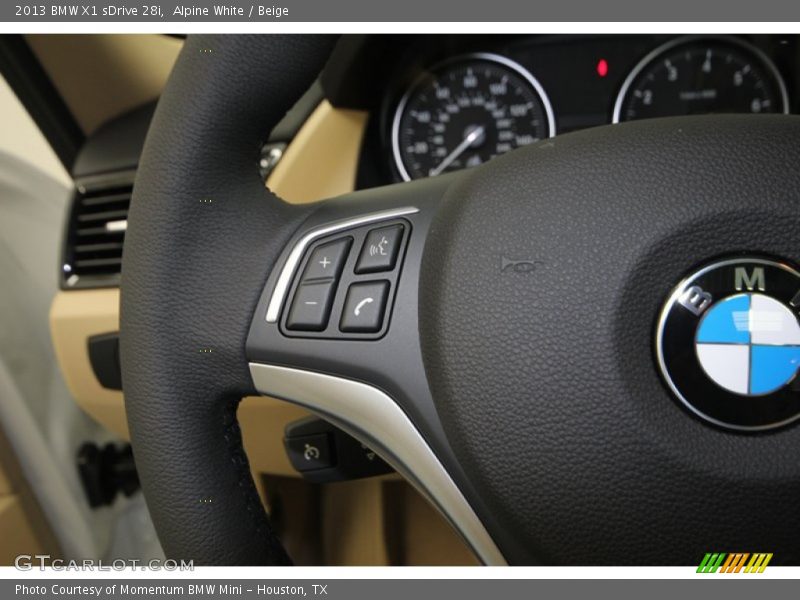 Alpine White / Beige 2013 BMW X1 sDrive 28i