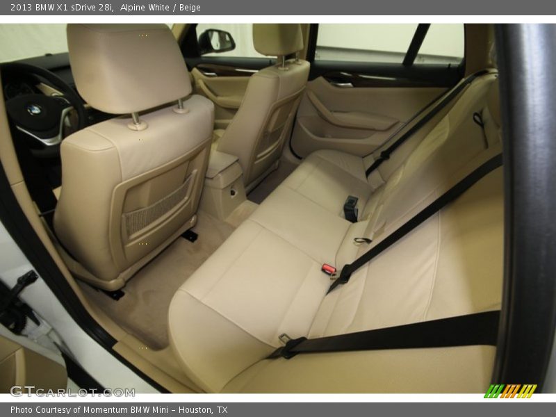 Alpine White / Beige 2013 BMW X1 sDrive 28i