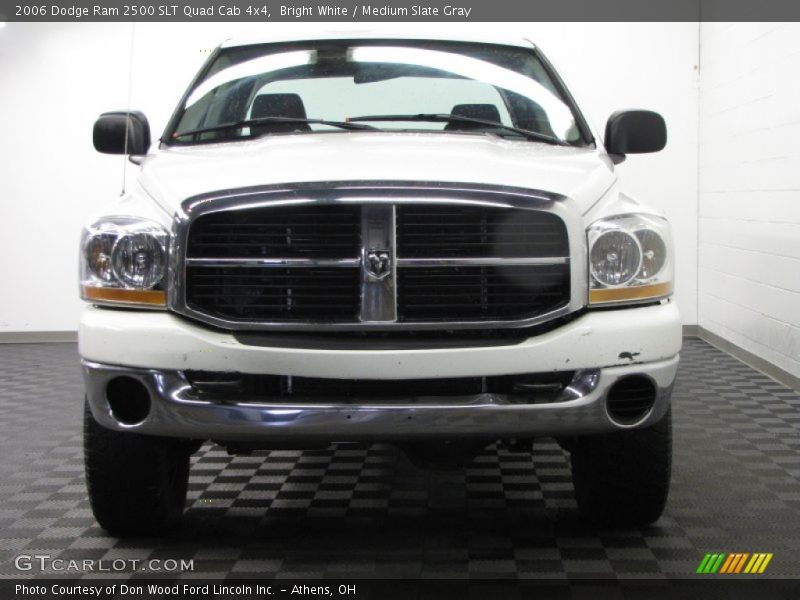 Bright White / Medium Slate Gray 2006 Dodge Ram 2500 SLT Quad Cab 4x4