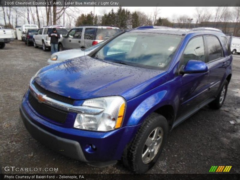 Laser Blue Metallic / Light Gray 2006 Chevrolet Equinox LT AWD