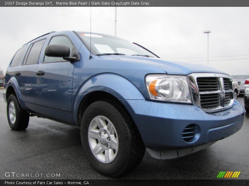 Marine Blue Pearl / Dark Slate Gray/Light Slate Gray 2007 Dodge Durango SXT