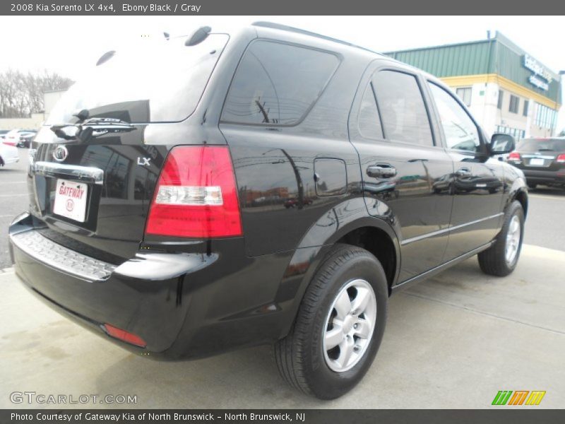 Ebony Black / Gray 2008 Kia Sorento LX 4x4