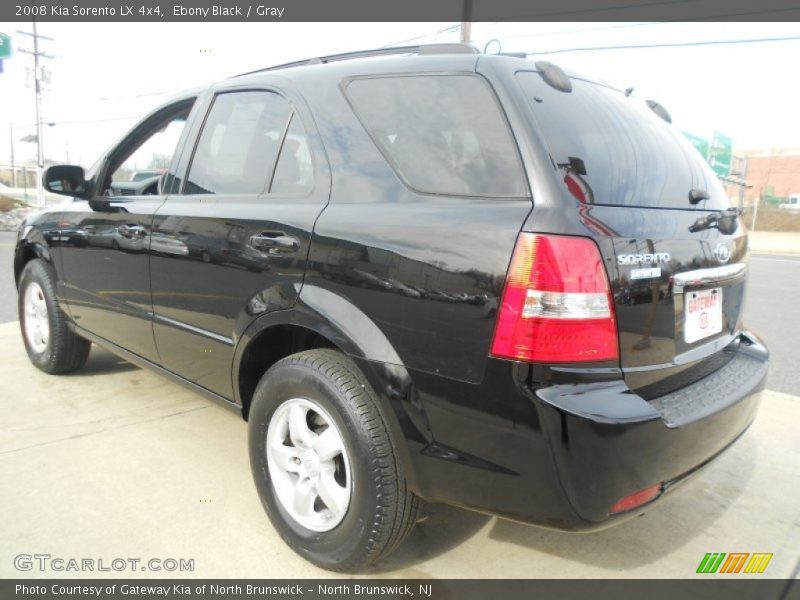 Ebony Black / Gray 2008 Kia Sorento LX 4x4