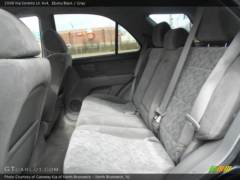 Rear Seat of 2008 Sorento LX 4x4