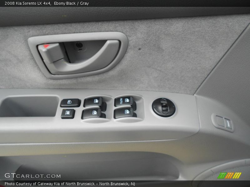 Ebony Black / Gray 2008 Kia Sorento LX 4x4