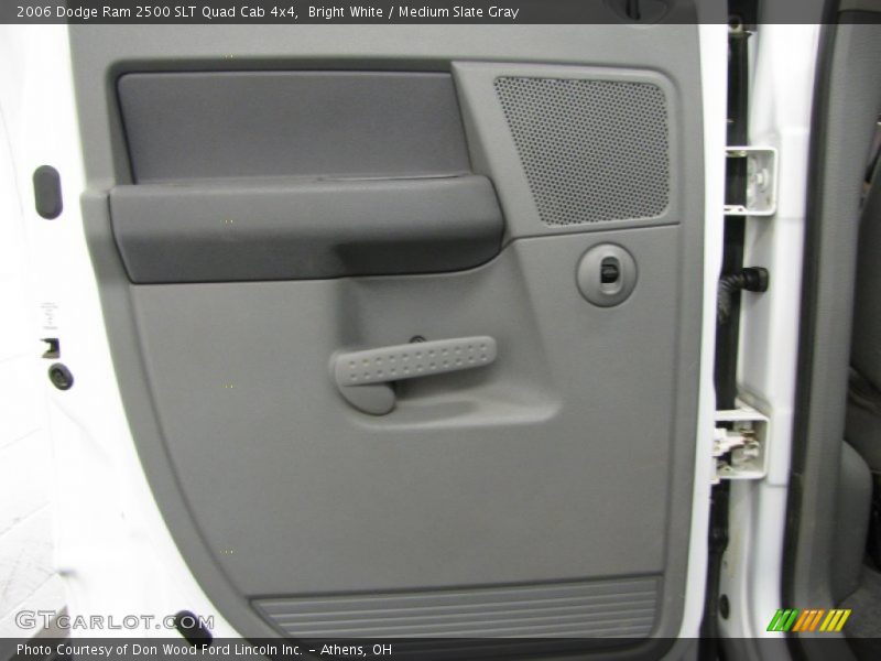 Bright White / Medium Slate Gray 2006 Dodge Ram 2500 SLT Quad Cab 4x4