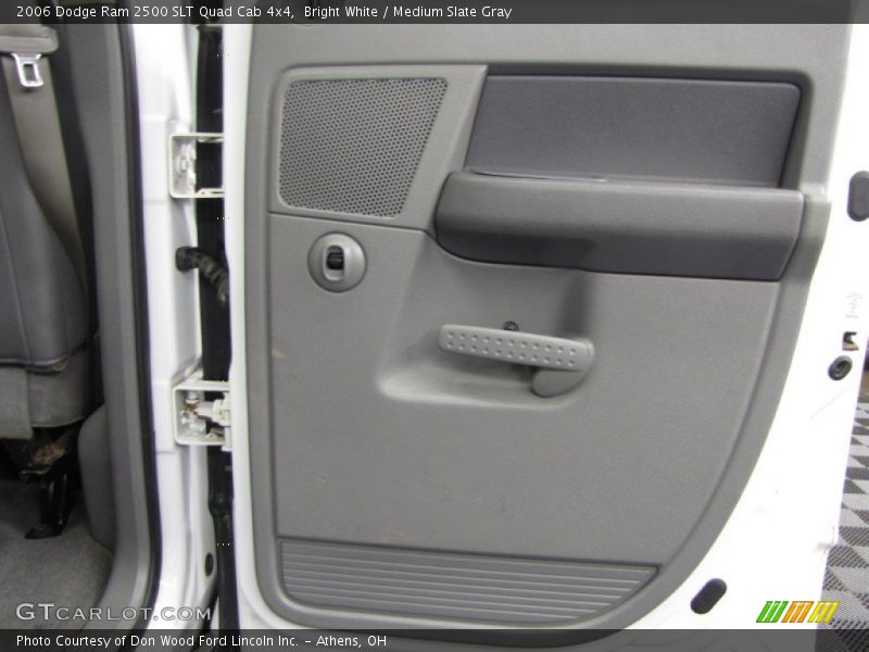Bright White / Medium Slate Gray 2006 Dodge Ram 2500 SLT Quad Cab 4x4