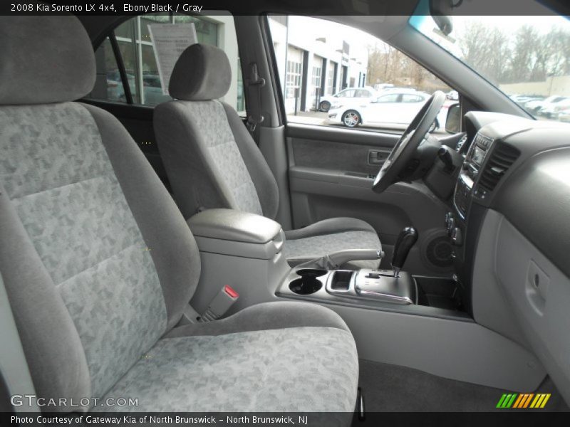 Ebony Black / Gray 2008 Kia Sorento LX 4x4