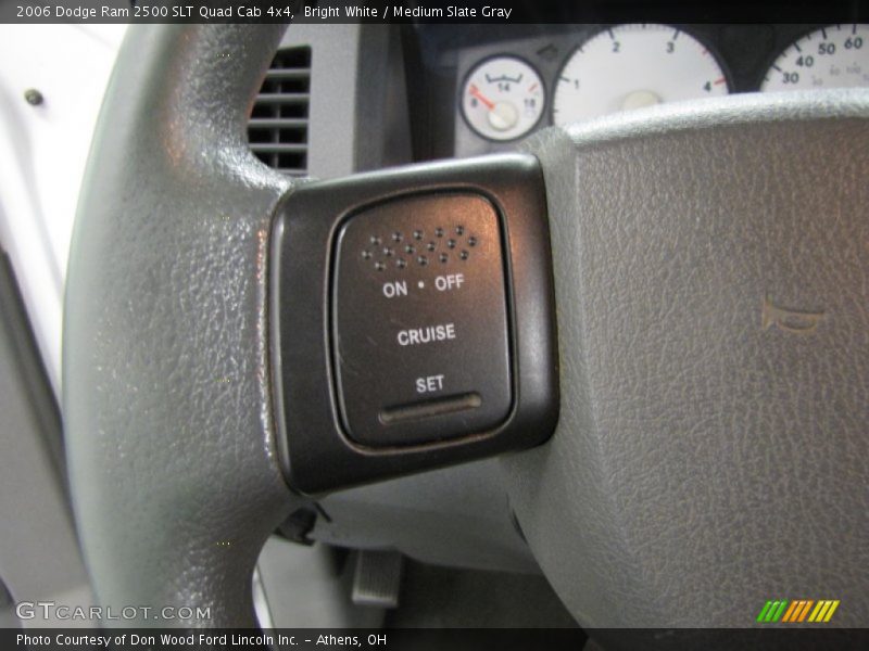 Bright White / Medium Slate Gray 2006 Dodge Ram 2500 SLT Quad Cab 4x4