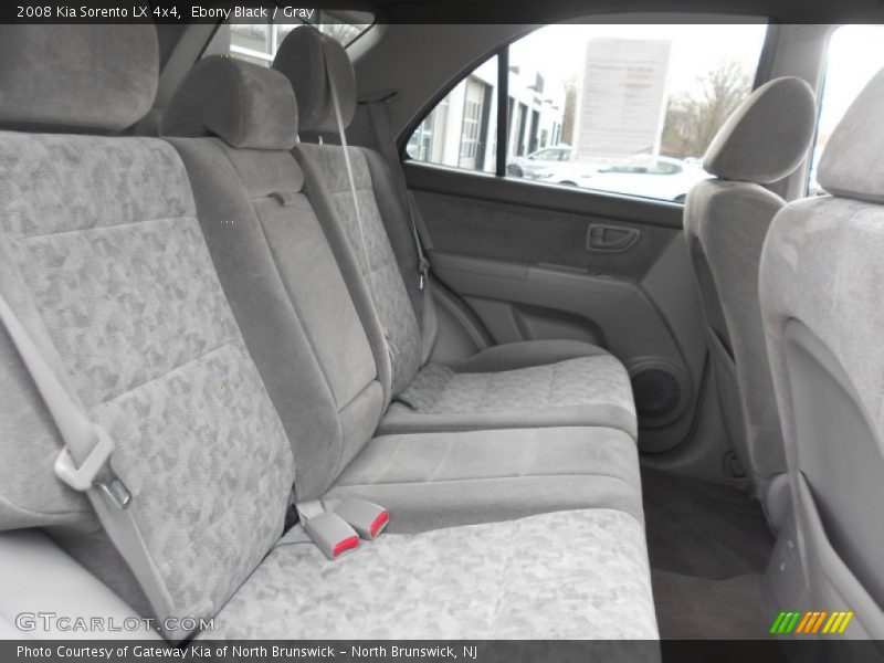 Ebony Black / Gray 2008 Kia Sorento LX 4x4