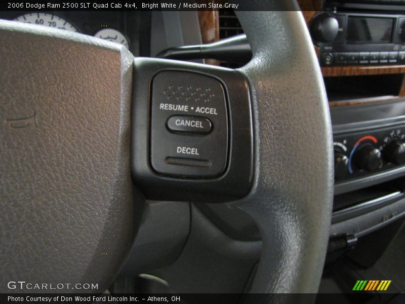 Bright White / Medium Slate Gray 2006 Dodge Ram 2500 SLT Quad Cab 4x4