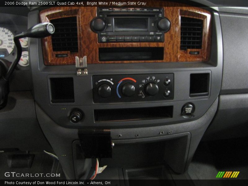 Bright White / Medium Slate Gray 2006 Dodge Ram 2500 SLT Quad Cab 4x4