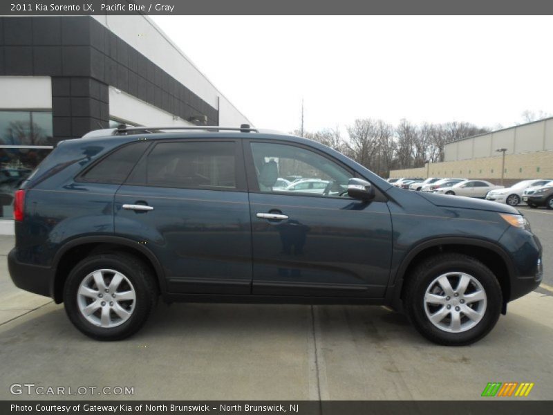 Pacific Blue / Gray 2011 Kia Sorento LX