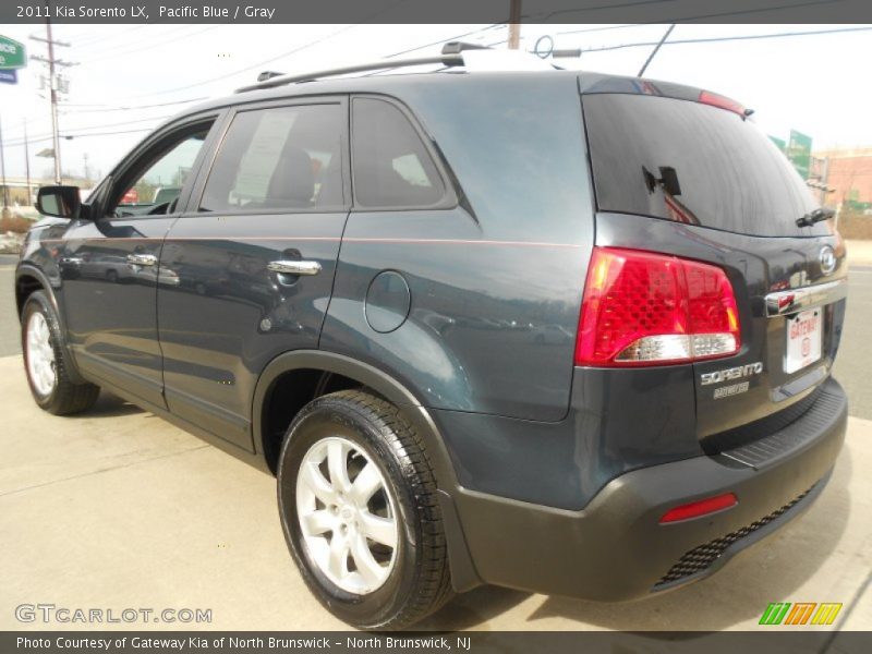 Pacific Blue / Gray 2011 Kia Sorento LX