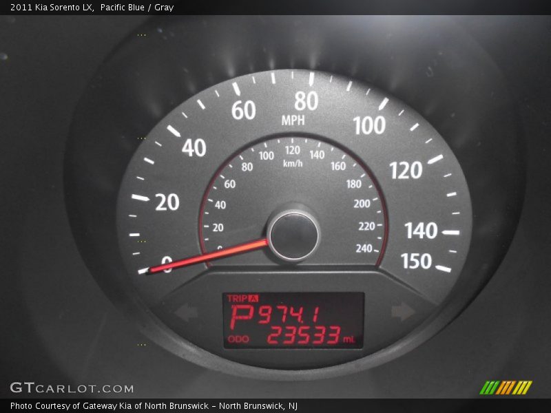 Pacific Blue / Gray 2011 Kia Sorento LX