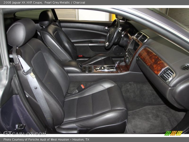 Pearl Grey Metallic / Charcoal 2008 Jaguar XK XKR Coupe