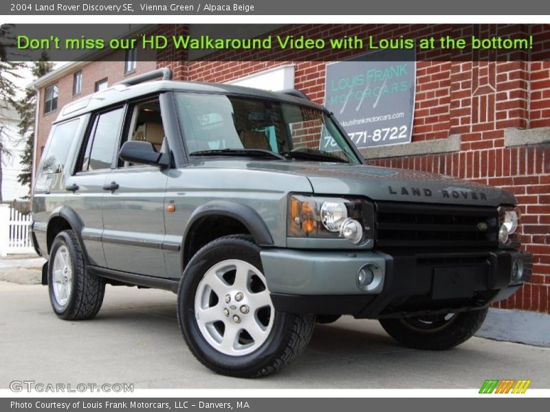 Vienna Green / Alpaca Beige 2004 Land Rover Discovery SE