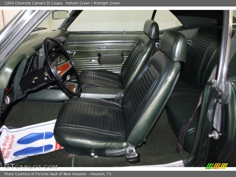 Front Seat of 1969 Camaro SS Coupe