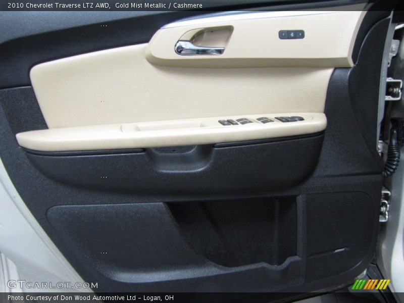 Gold Mist Metallic / Cashmere 2010 Chevrolet Traverse LTZ AWD