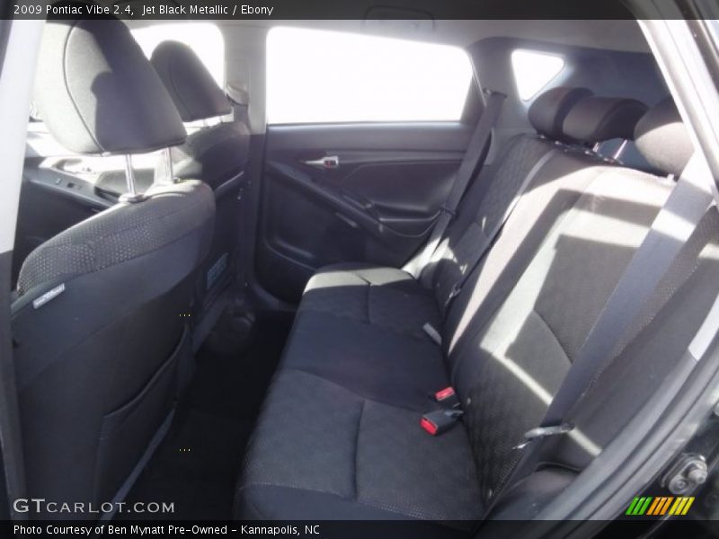 Jet Black Metallic / Ebony 2009 Pontiac Vibe 2.4