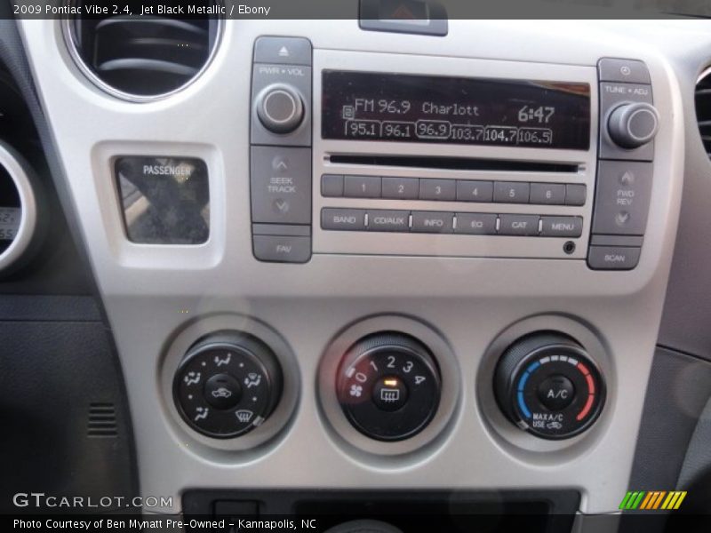 Controls of 2009 Vibe 2.4