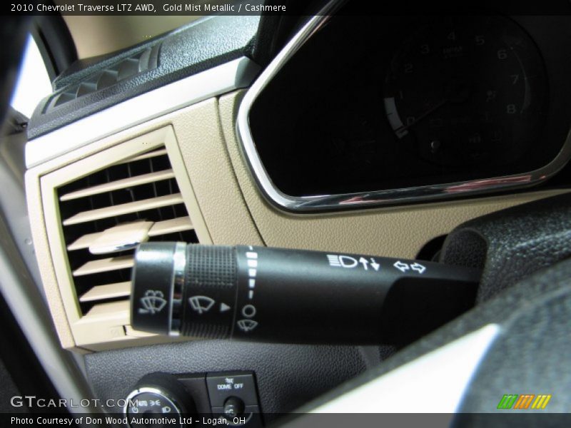 Gold Mist Metallic / Cashmere 2010 Chevrolet Traverse LTZ AWD