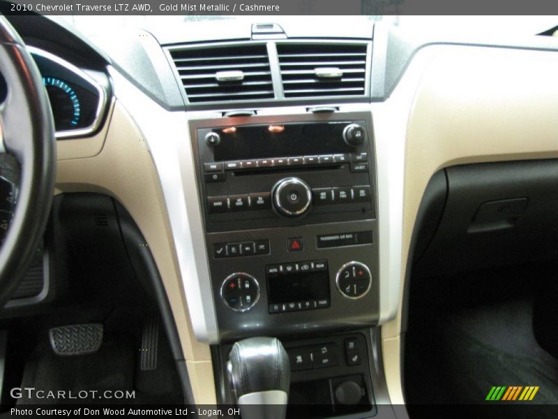 Gold Mist Metallic / Cashmere 2010 Chevrolet Traverse LTZ AWD