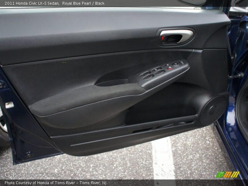 Royal Blue Pearl / Black 2011 Honda Civic LX-S Sedan