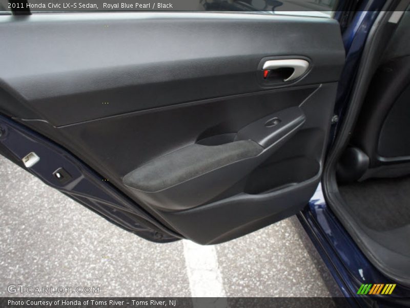 Royal Blue Pearl / Black 2011 Honda Civic LX-S Sedan