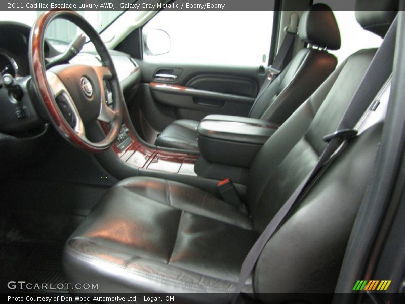 Front Seat of 2011 Escalade Luxury AWD