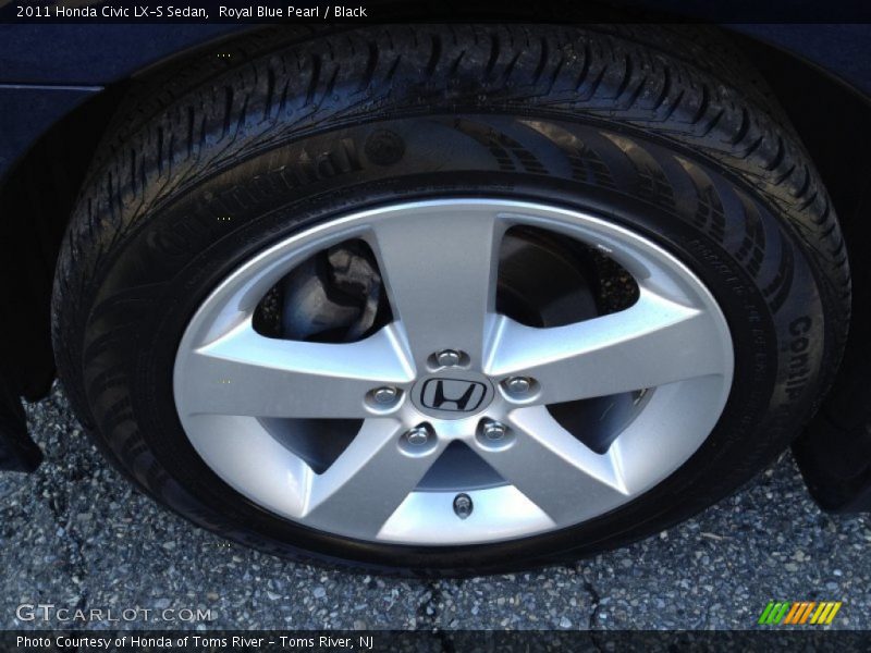 Royal Blue Pearl / Black 2011 Honda Civic LX-S Sedan
