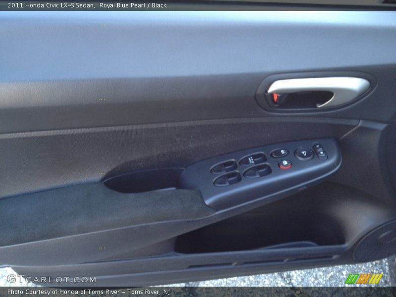 Royal Blue Pearl / Black 2011 Honda Civic LX-S Sedan