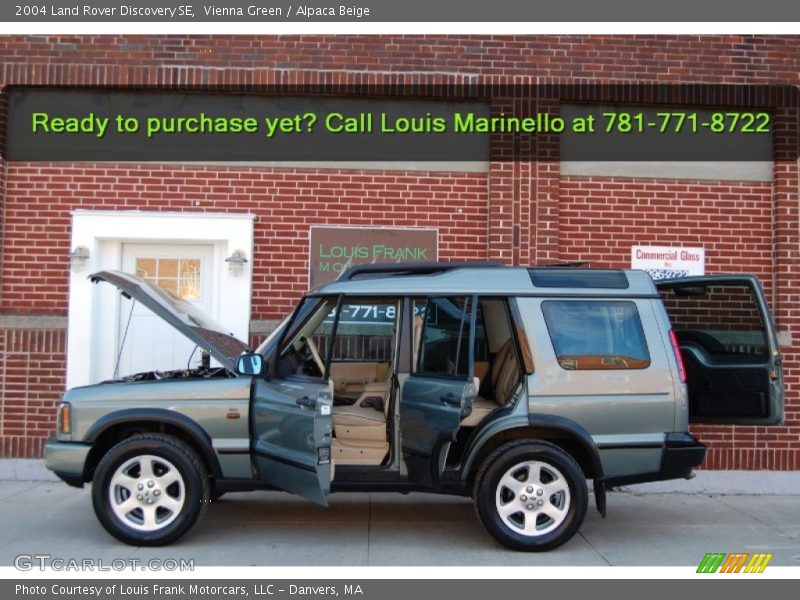 Vienna Green / Alpaca Beige 2004 Land Rover Discovery SE