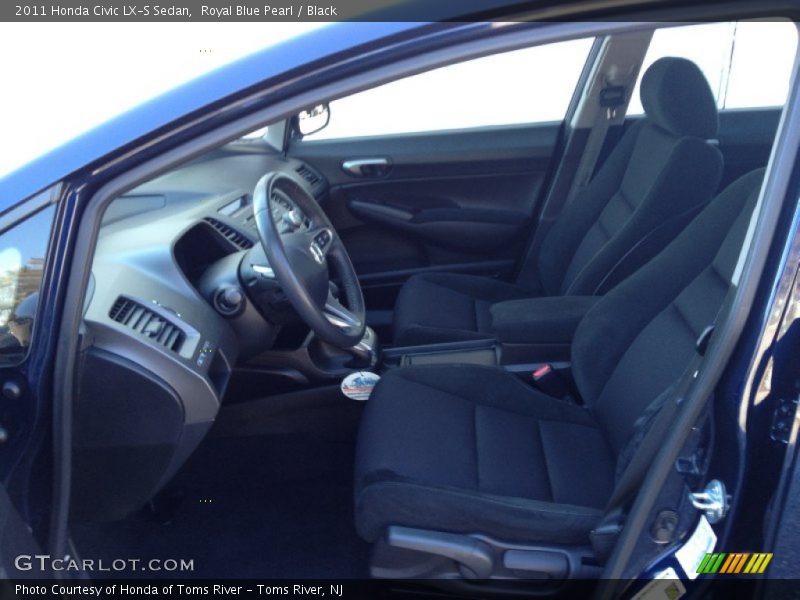Front Seat of 2011 Civic LX-S Sedan