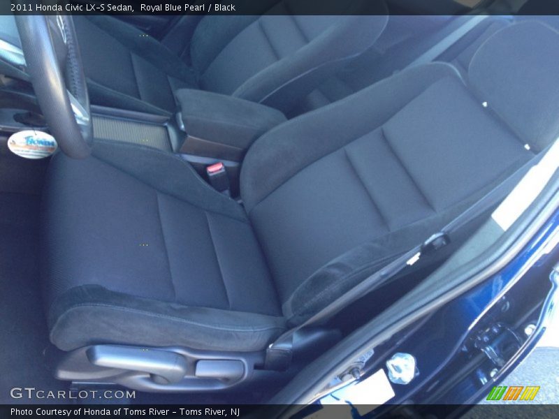 Royal Blue Pearl / Black 2011 Honda Civic LX-S Sedan