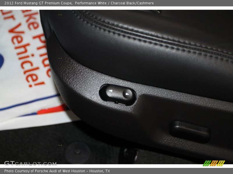 Performance White / Charcoal Black/Cashmere 2012 Ford Mustang GT Premium Coupe