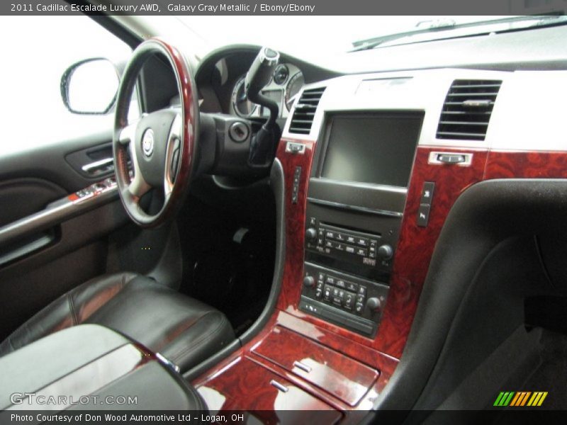 Galaxy Gray Metallic / Ebony/Ebony 2011 Cadillac Escalade Luxury AWD