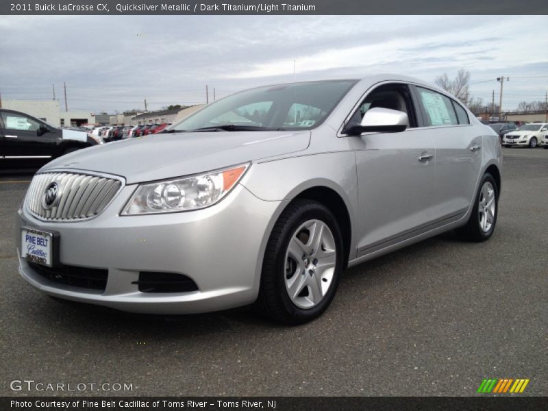 Quicksilver Metallic / Dark Titanium/Light Titanium 2011 Buick LaCrosse CX