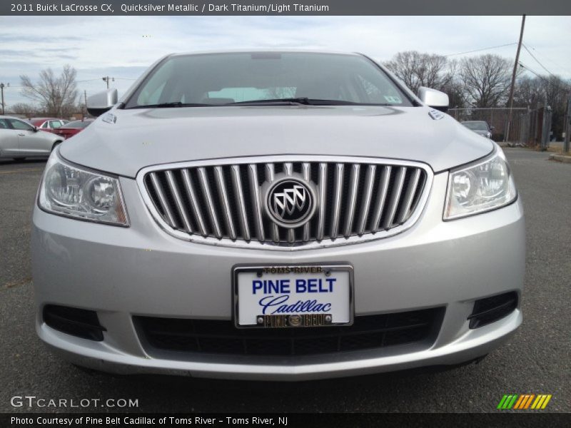 Quicksilver Metallic / Dark Titanium/Light Titanium 2011 Buick LaCrosse CX