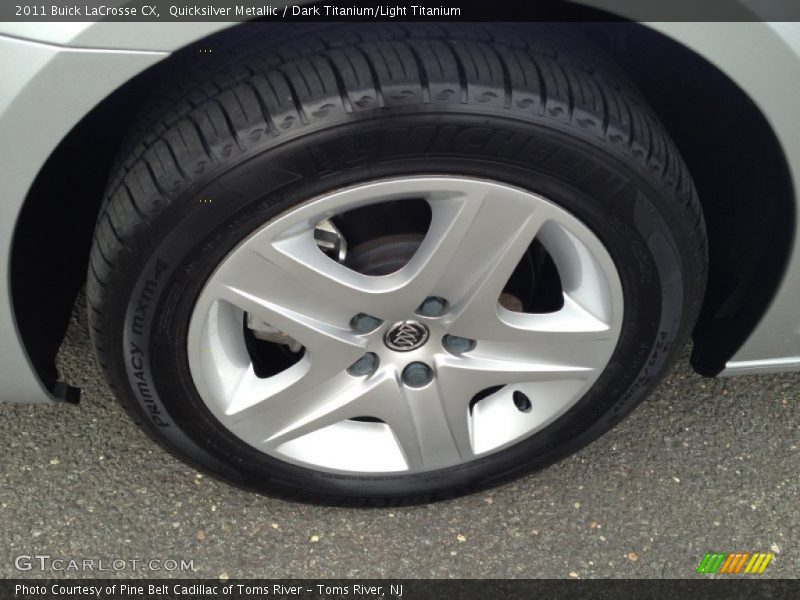 Quicksilver Metallic / Dark Titanium/Light Titanium 2011 Buick LaCrosse CX