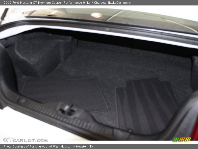  2012 Mustang GT Premium Coupe Trunk