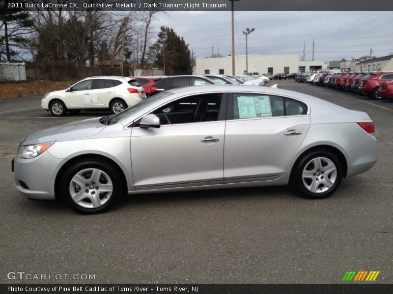 Quicksilver Metallic / Dark Titanium/Light Titanium 2011 Buick LaCrosse CX