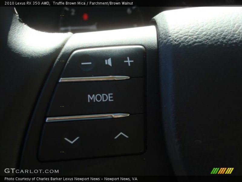 Truffle Brown Mica / Parchment/Brown Walnut 2010 Lexus RX 350 AWD