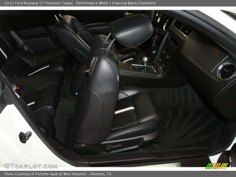 Performance White / Charcoal Black/Cashmere 2012 Ford Mustang GT Premium Coupe