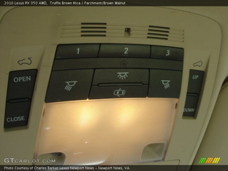 Truffle Brown Mica / Parchment/Brown Walnut 2010 Lexus RX 350 AWD