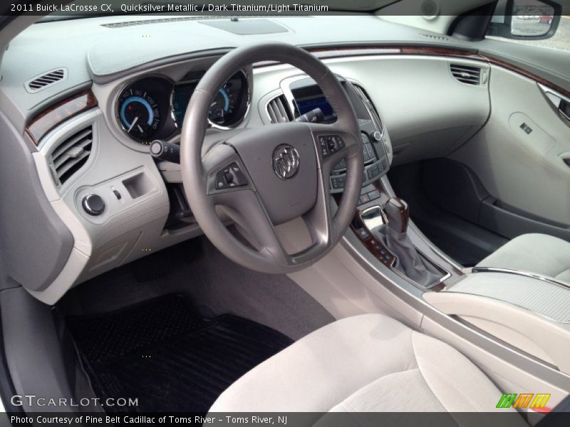 Quicksilver Metallic / Dark Titanium/Light Titanium 2011 Buick LaCrosse CX