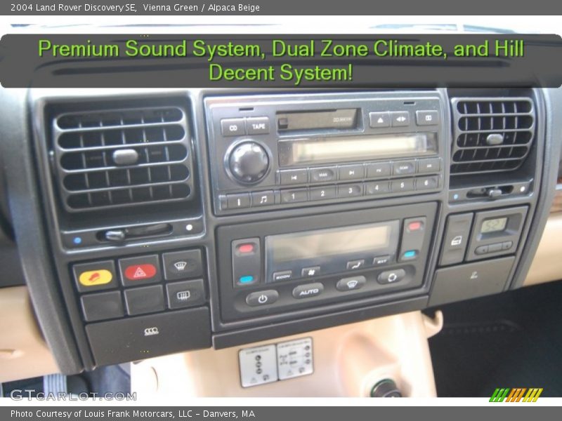 Vienna Green / Alpaca Beige 2004 Land Rover Discovery SE